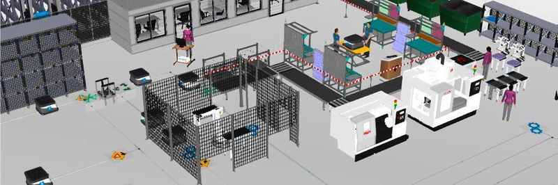 Fahrerlose Transportsysteme (FTS) können mit einem Dualis-Add-on vorausschauend eingesetzt werden.