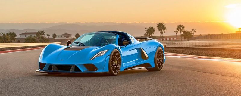 So könnte der Hennessey Venom F5 Roadster aussehen.