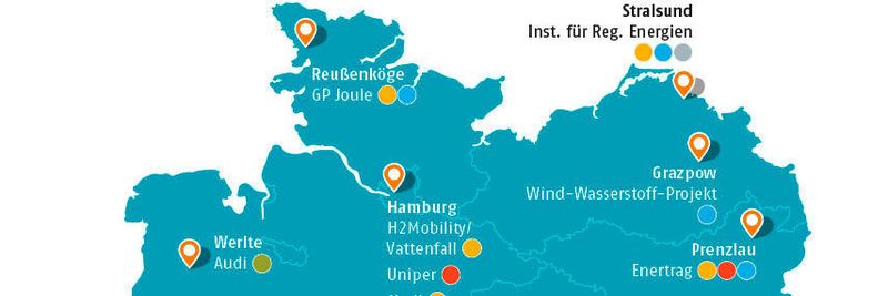 Von der Tankstelle zum künstlichen Erdgas: deutschlandweit erforschen Projekte die Wasserstoffwirtschaft von morgen.