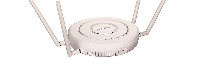 Der D-Link DWL-8620APE ist mit vier abnehmbaren Rundstrahlantennen ausgestattet.