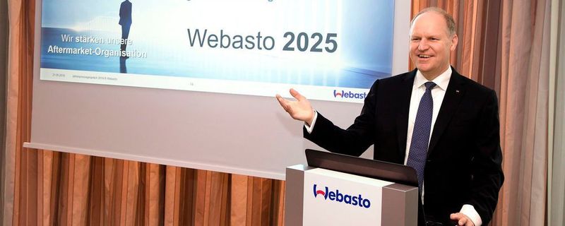 Auf dem Jahresprsessegespräch gab der Vostandsvorsitzende Holger Engelmann unter anderem die Ziele von Webasto bekannt.