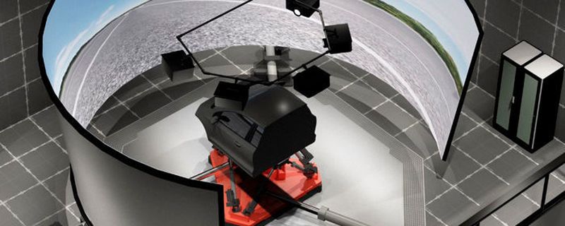 Das neue „SimCenter“ soll Nordamerikas erste Bewegungsplattform von VI-Grades DiM 250-Serie beherbergen.