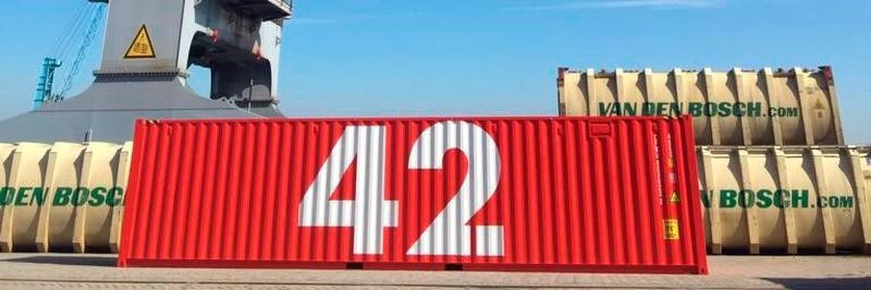Der „Container 42“ wird vom 4. bis zum 7. Juni auf der Transport Logistic in München zu sehen sein.