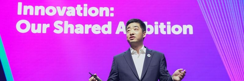 Der stellvertretende Vorsitzende von Huawei Technologies Ken Hu auf der VivaTech 2019 in Paris: "Wenn es um Innovation geht", sagte er, "müssen Unternehmen das tun, was sie am besten können und beim Rest zusammenarbeiten."