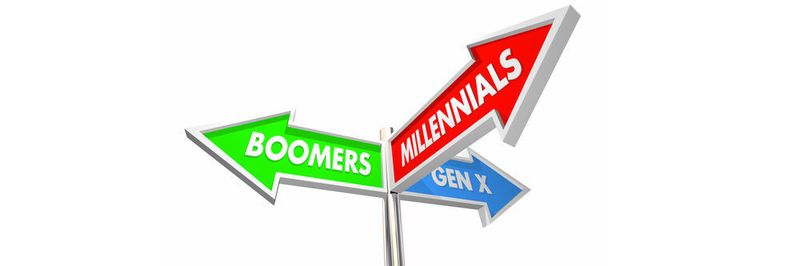 Im Vergleich zu den Babyboomern und der Generation X finden Millennials weniger Erfüllung in ihrer Arbeit.