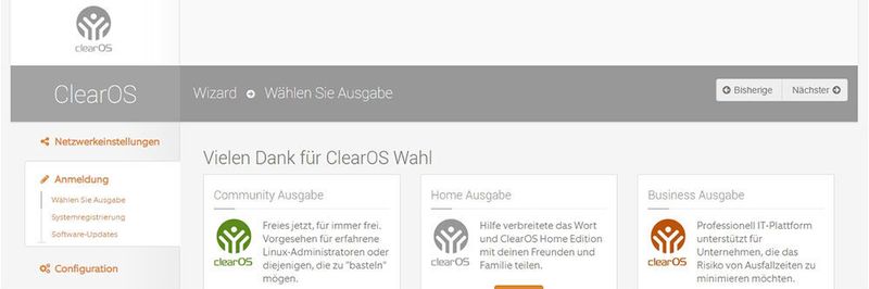 Die Entwickler von ClearOS können definitiv besser programmieren als übersetzen – daher sollte man die Systemsprache wohl besser bei Englisch belassen.