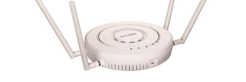 Der D-Link DWL-8620APE ist mit vier abnehmbaren Rundstrahlantennen ausgestattet.