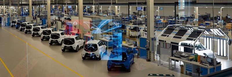 Ein Blick in die smarte e.GO-Fabrik