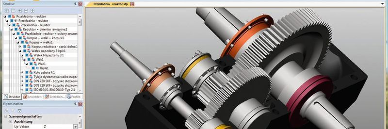 Komplexe 3D-CAD-Modelle einfach darstellen: Der 3D-Viewer 3DViewStation vereinfacht die Analyse von Konstruktionsdaten für Anwender beispielsweise im Vertrieb, in der Arbeitsvorbereitung, in der Fertigung und in der technischen Dokumentation.