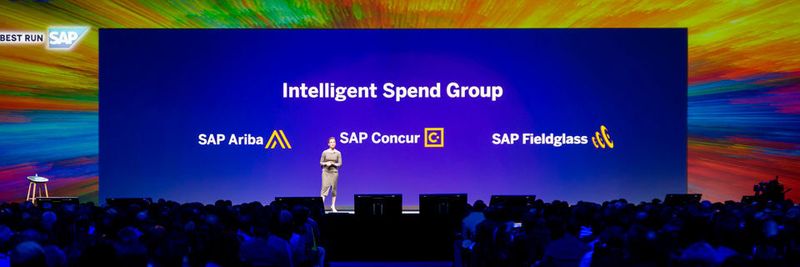 Chief Marketing Officer Tifenn Dano Kwan von SAP Ariba konnte mehr als 3.000 Konferenzteilnehmer in Barcelona begrüßen.