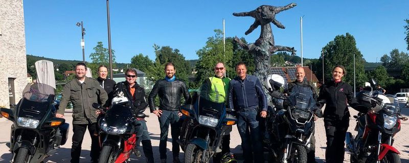 Die Vogel-Biker statteten bei ihrem 11. After-Work-Ride der Schneewittchenstadt Lohr am Main einen Besuch ab.