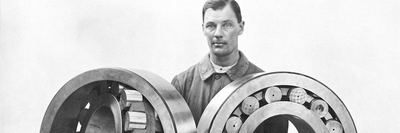 Vor 100 Jahren erfand der SKF Ingenieur Arvid Palmgren das Pendelrollenlager.