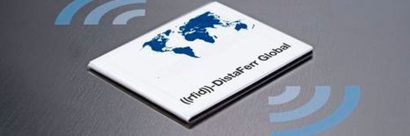 DistaFerr Global Label: Die integrierte Dualband-Antenne ermöglicht das Auslesung der Frequenzbänder ETSI und FCC auf allen metallischen Untergründen.