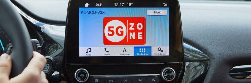 In Düsseldorf kommunizieren Autos per 5G.