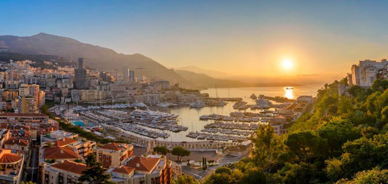 Der monegassische Stadtbezirk Monte-Carlo