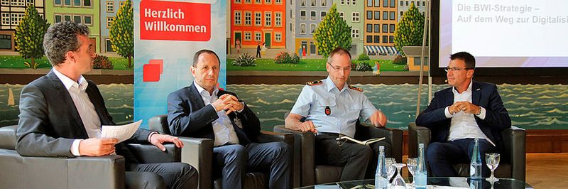 Über die umfangreichen Digitalisierungsmaßnahmen bei der Bundeswehr wurde auff dem Kongress intensiv diskutiert
