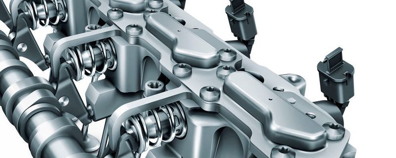Das elektro-hydraulische, vollvariable Ventiltriebsystem Uni Air ermöglicht einen extremen Miller-Zyklus.