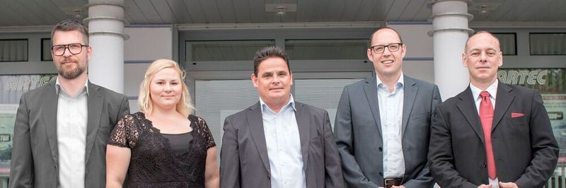 Christian Wieck, Andrea Scholz, Robert Luther, Torsten Müller, Dr. Andreas Schmidt (v.l.n.r.)