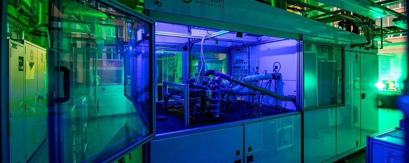 Herz des neuen Brennstoffzellenlabors ist ein Hochleistungsprüfstand zum dauerhaften Test von Antriebsleistungen bis zu 150 Kilowatt.
