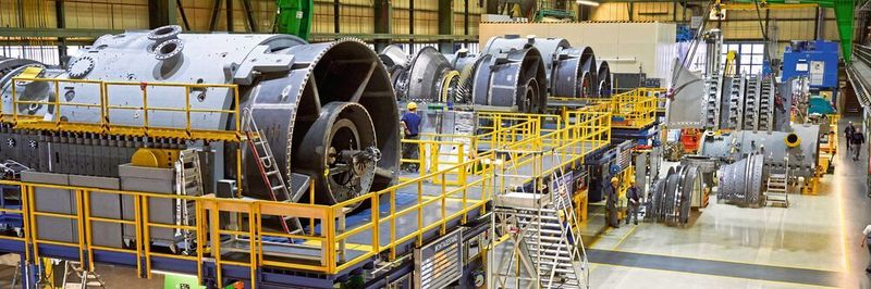 Kennzeichen 3D: Im Prüffeld der Gasturbinenproduktion der Siemens-Division „Power & Gas“ kommen additiv gefertigte Prototypen bereits seit Längerem zum Einsatz.