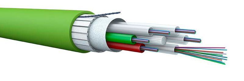 Die Cca- und B2ca-zertifizierten LWL-Bündeladerkabel mit bis zu 288 Fasern bieten laut Hersteller höchsten Brandschutz.