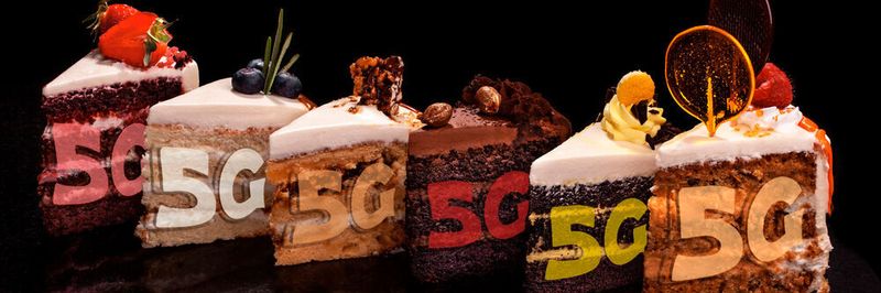 Jeder will ein Stück vom 5G-Kuchen abhaben.