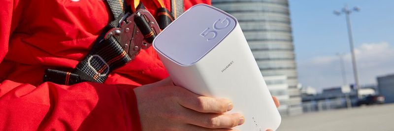 Der 5G-GigaCube ist der erste 5G-Router in Deutschland.