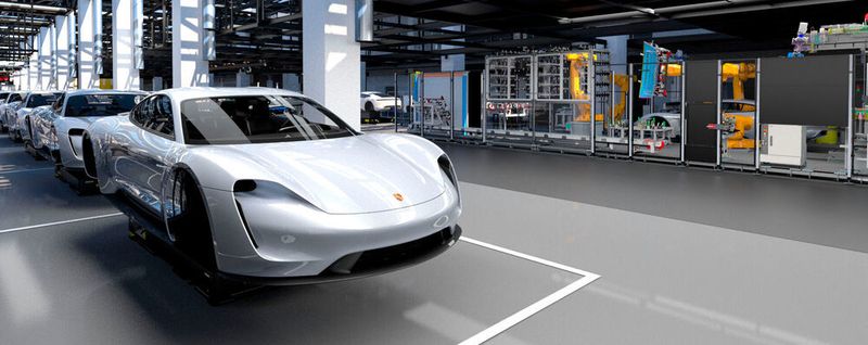 In Zuffenhausen baut Porsche ab dem nächsten Jahr den Taycan – in einer „Fabrik in der Fabrik“.