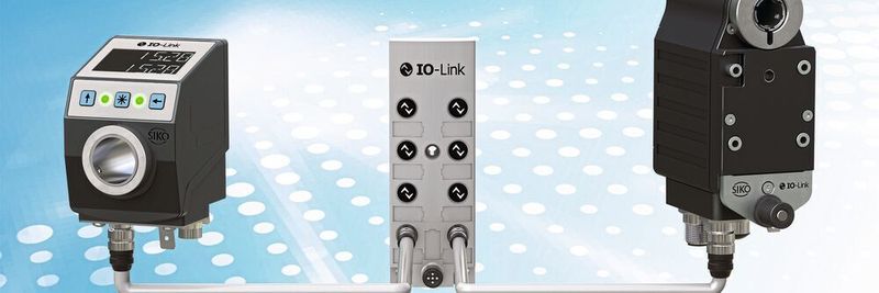 Die smarte Positionsanzeige AP10 und der Stellantrieb AG03/1 von Siko stehen jetzt auch mit IO-Link-Schnittstelle für eine optimierte Kommunikaton mit der SPS zur Verfügung.