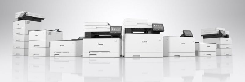 Die Spannbreite der neu vorgestellten Canon-iSensys-Mono-Laser reicht vom Drucker LBP223dw bis hin zum Multifunktiongerät MF543x mit Faxfunktion und großem Touchscreen.