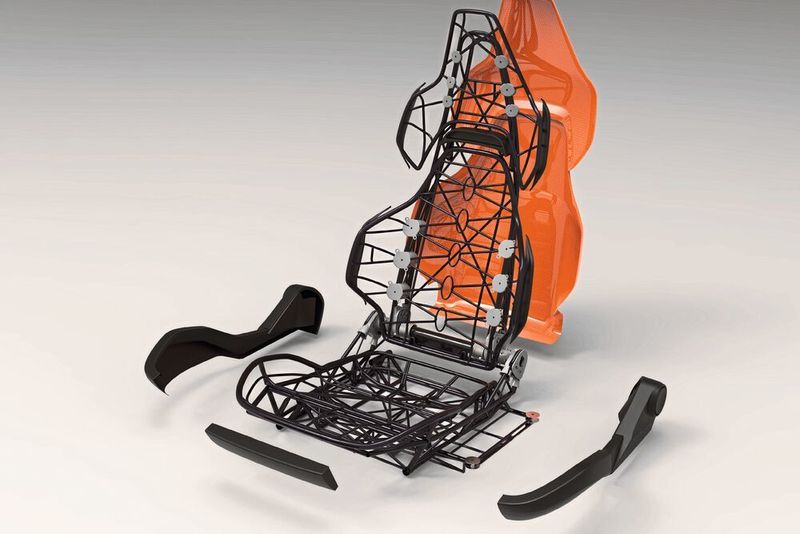 Der „Future of Lightweighting Award“ ging an eine Machbarkeitsstudie für einen „Ultraleichtbausitz “, ein Gemeinschaftsprojekt von Alba tooling & engineering, Automotive Management Consulting und der CSI Entwicklungstechnik.