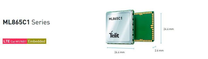 Die Module ML865C1-EA (Bild) und ME910C1-WW sind ideal für regionale europäische und globale IoT-Anwendungen wie Smart Metering, Security oder Asset Tracking.