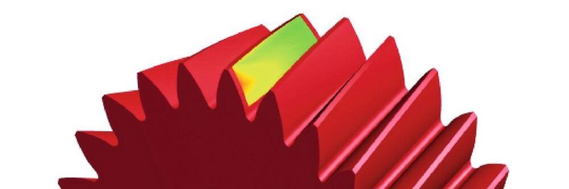 In Kisssoft kann nun eine Kontaktanalyse für asymmetrische Zahnräder durchgeführt werden.