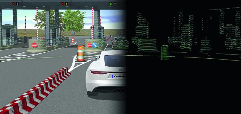 Lidarsensoren detailliert modellieren mit Lidar RSI. Im Release 8.0 der CarMaker-Produktfamilie ist jetzt Lidar RSI implementiert.