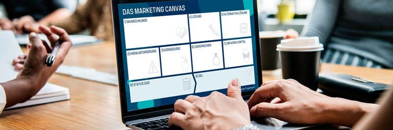 Mithilfe des Marketing Canvas gelingt es, Projekte mit hoher Komplexität zu begreifen und systematisch einen Plan zu entwickeln.