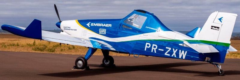 Anlässlich seines 50. Jubiläums präsentierte Embraer erstes Bildmaterial seines E-Flugzeug-Prototypens.
