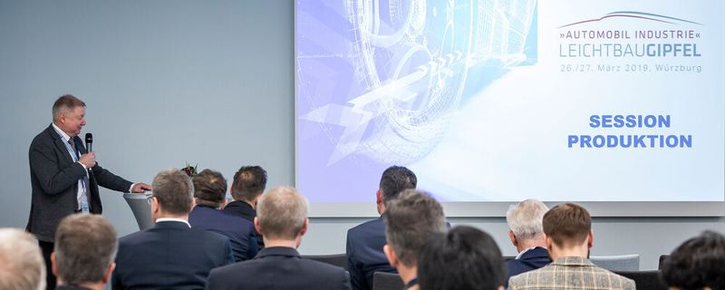 Jürgen-Werner Becke of Volkswagen was the Chairman of Session Production I at the 2019 Lightweight Summit.