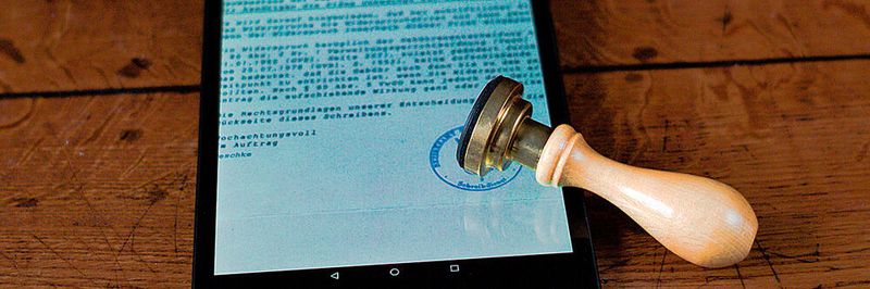 Auch eMails lassen sich siegeln und genügen damit auch hohen Sicherheitsanforderungen