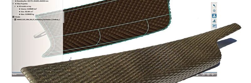 Die mit Additiver Fertigung hergestellten Bauteile können zur Kostenreduktion ausgehöhlt werden.