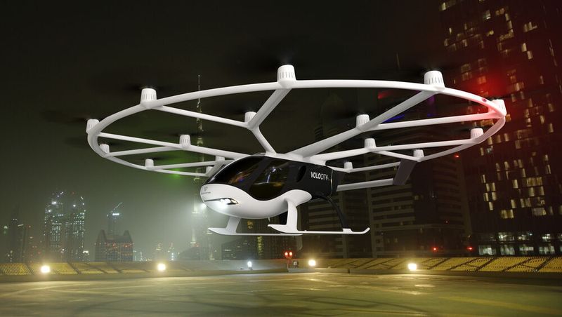 Der Volocity ist ein helikopterähnliches E-Taxi.