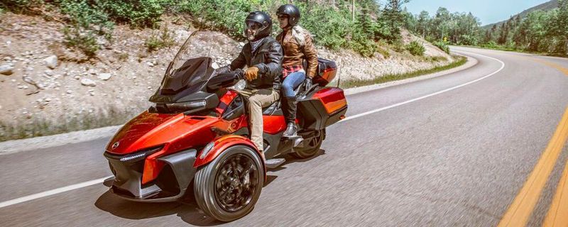 Auch weite Strecke lassen sich mit der Can - Am - Spyder zurücklegen.