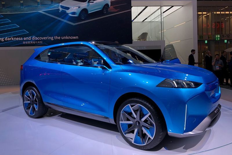 Gleich vier chinesische Hersteller präsentieren sich dem Messepublikum auf der IAA. Darunter ist der Wey-X – er soll nahezu serienreif sein.