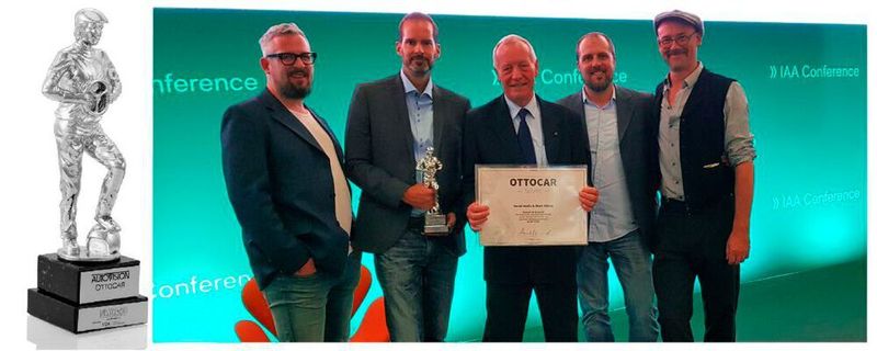 „Bleib konzentriert! Die Anderen sind es vielleicht nicht!“ Für diesen Film wurd das ifz-Team auf der IAA mit dem renommierten „Otto Car“-Award ausgezeichnet.