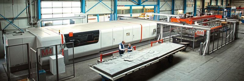 Seit Februar 2019 arbeitet Langen CNC Metalltechnik mit einer automatisierten By Star Fiber 8025. Der Faserlaser von Bystronic ist das Herz der Fertigung.