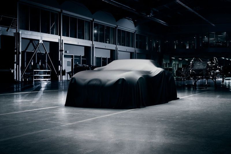 Vorerst deutet Wiesmann nur die Silhouette des für 2020 angekündigten neuen Modells an.