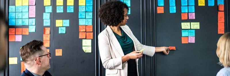 Der Product Owner dient als kommunikative und planerische Schnittstelle zwischen Scrum Team und Auftraggeber.