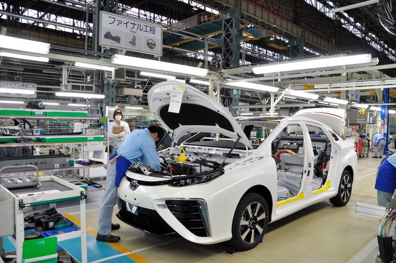 Toyota hat den 10.000sten Mirai gebaut. Das Brennstoffzellen-Fahrzeug ist damit derzeit das meistverkaufte mit dieser Antriebsart.