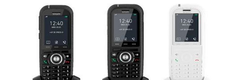 Die neuen Handsets der M-Serie von Snom sind ab sofort verfügbar.