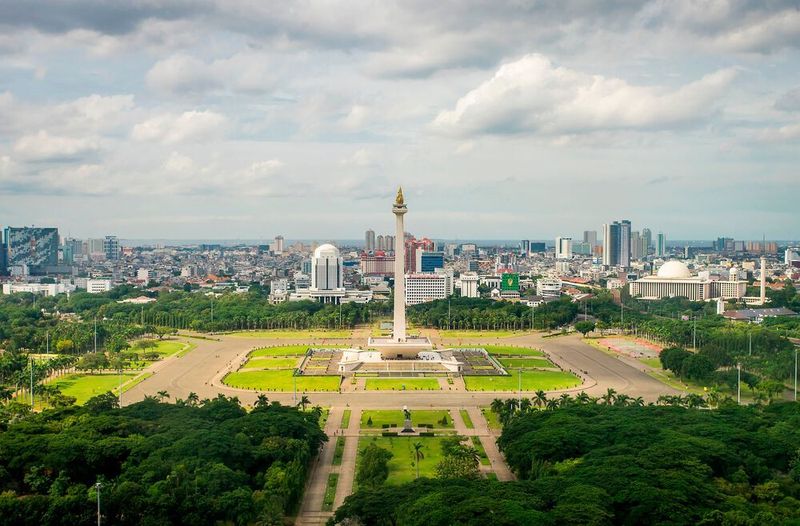 In Jakarta soll die Formel E um das „Monumen Nasional“ herumlaufen.