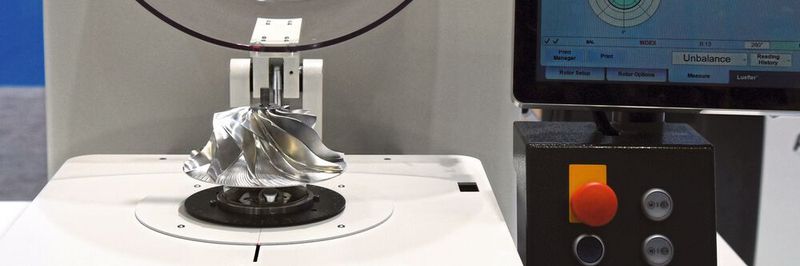 Mit der Vertikalauswuchtmaschine Virio 5SC lassen sich Rotoren bis 5 kg Gewicht auswuchten.